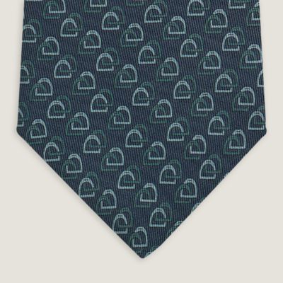 Fers Lucky tie - Blue | Hermès USA